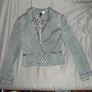 Crop blazer